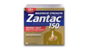 Pictured: Maximum Strength Zantac (Anti-Acid)