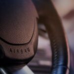 Defective airbag within steering wheel