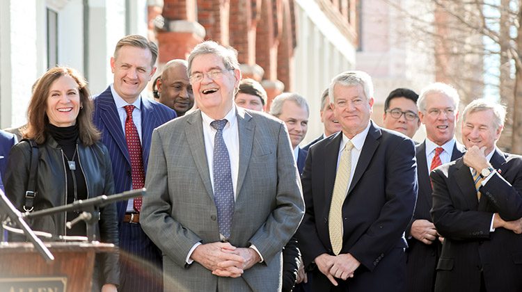 Jere Beasley, Greg Allen, Mayor Todd Strange and others