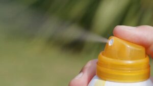 Spray-on sunscreen contaminated with benzene