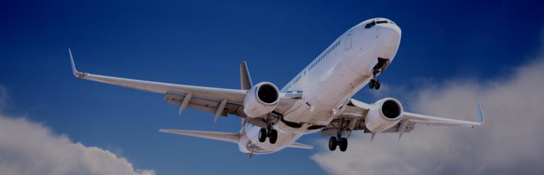 Boeing 737 Airplane in flight