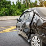 Auto Accident: Crashed Ford Fiesta due to defective transmission