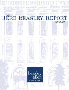 Jere Beasley Report - July 2022 Cover