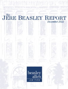 Jere Beasley Report - December 2022