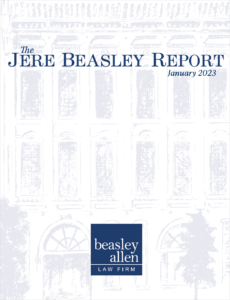 Jere Beasley Report Cover - Jan. 2023