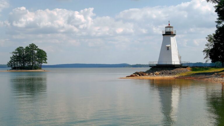Lighthouse in Lake Martin, Alabama