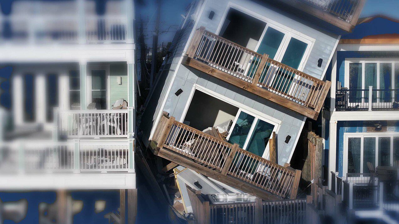 Neighbors at odds Suit Filed over damage caused by Florida ‘Tilted