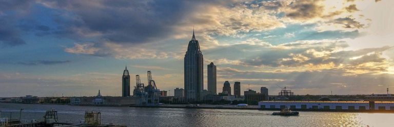 Skyline of the City of Mobile, Alabama