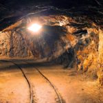 Inside of a mine / excavation site