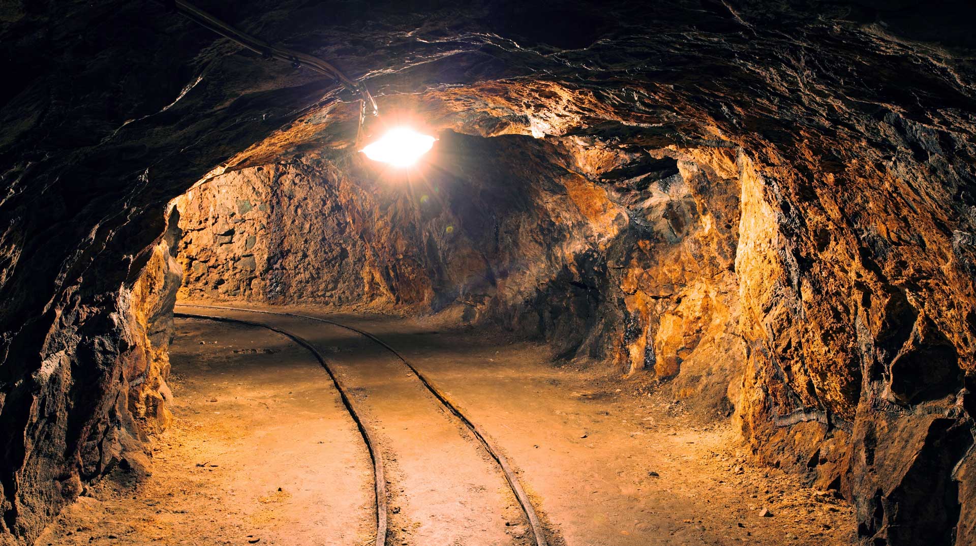 Inside of a mine / excavation site