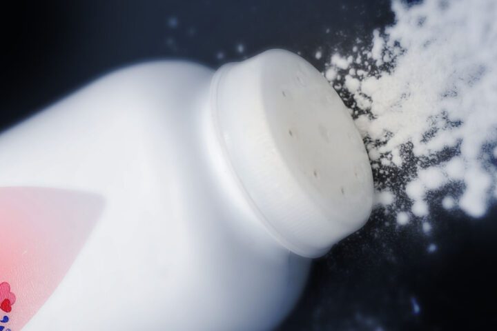 Johnson and Johnson's talcum-based baby powder