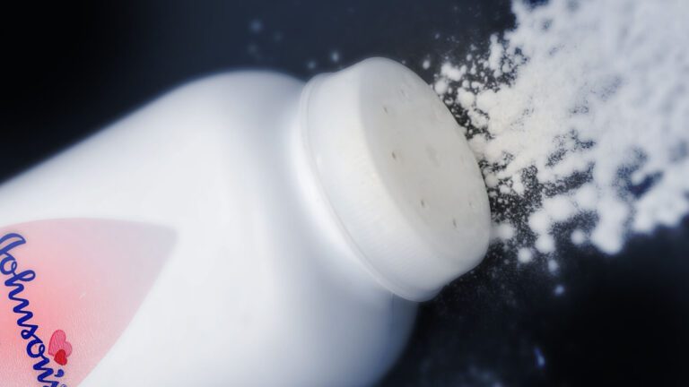 Johnson and Johnson's talcum-based baby powder