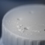 Top of Talcum powder bottle
