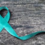 Teal support ribbon