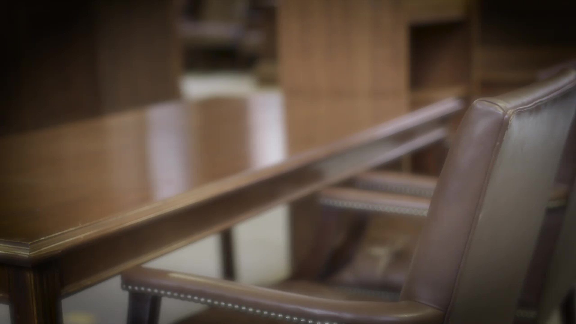 Inside a courtroom